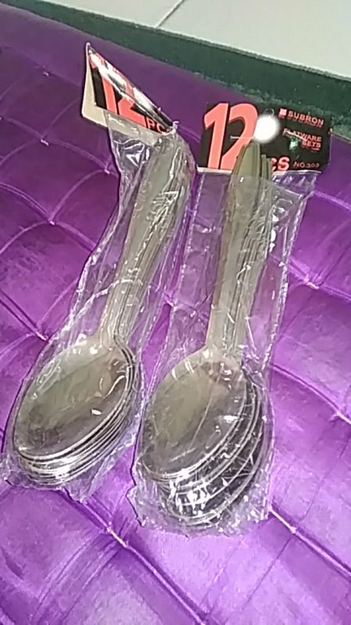 Souvenir - Sendok Makan Stainless Murah Tebal - Merk Subron