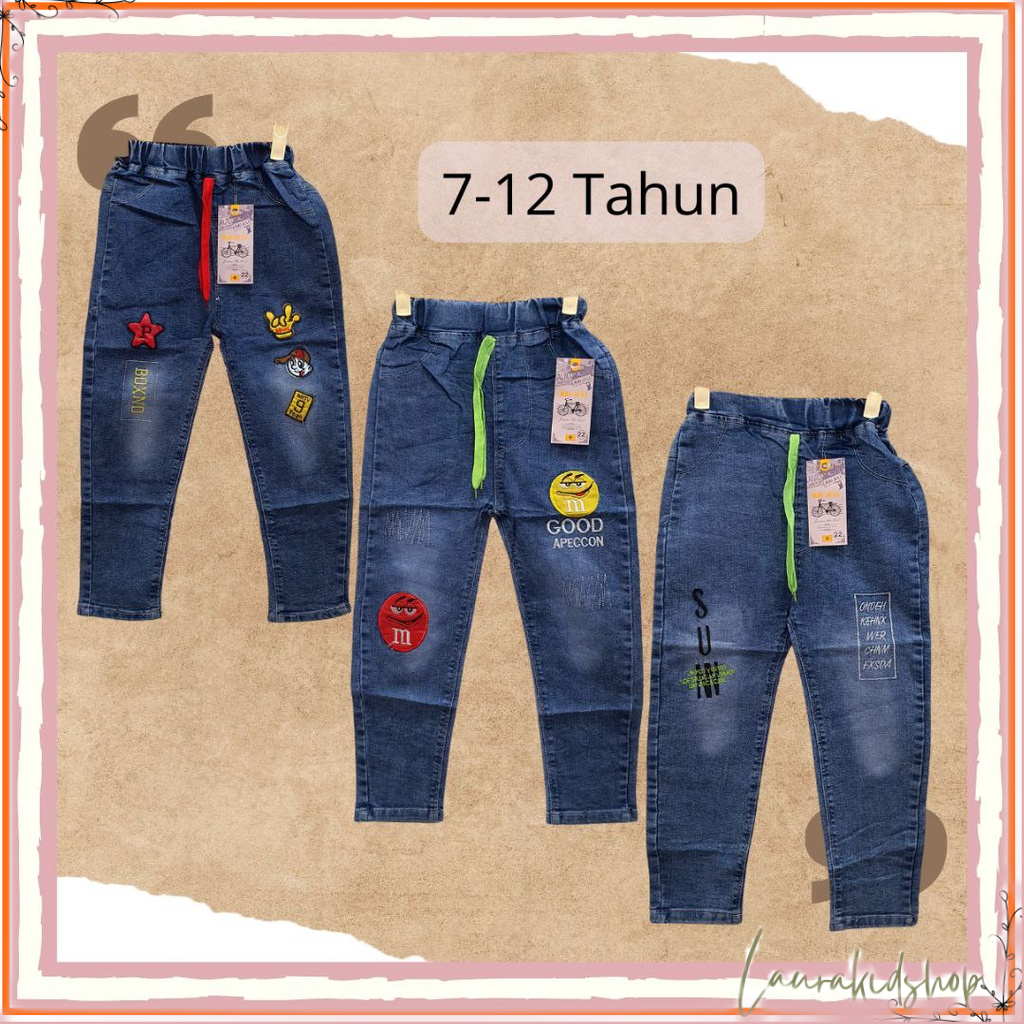 Celana Jeans Anak Laki-Laki Import Premium 7-12 Tahun Part 2