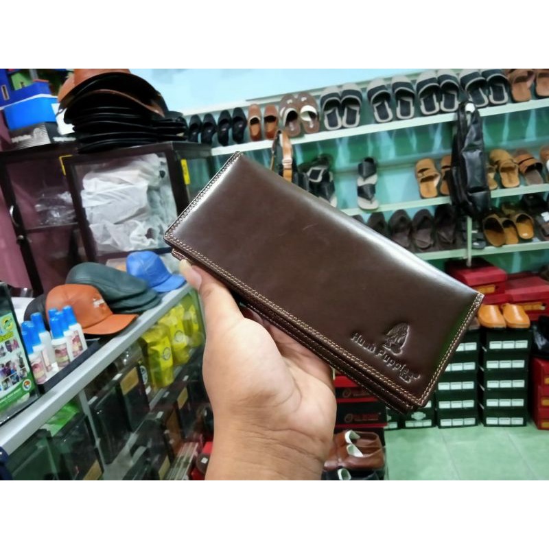 DOMPET PRIA WANITA  KULIT SAPI MODEL PANJANG