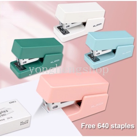 Stapler Mini Lucu Stapler Manual Universal 12 Standar Portable Untuk Sekolah / Kantor