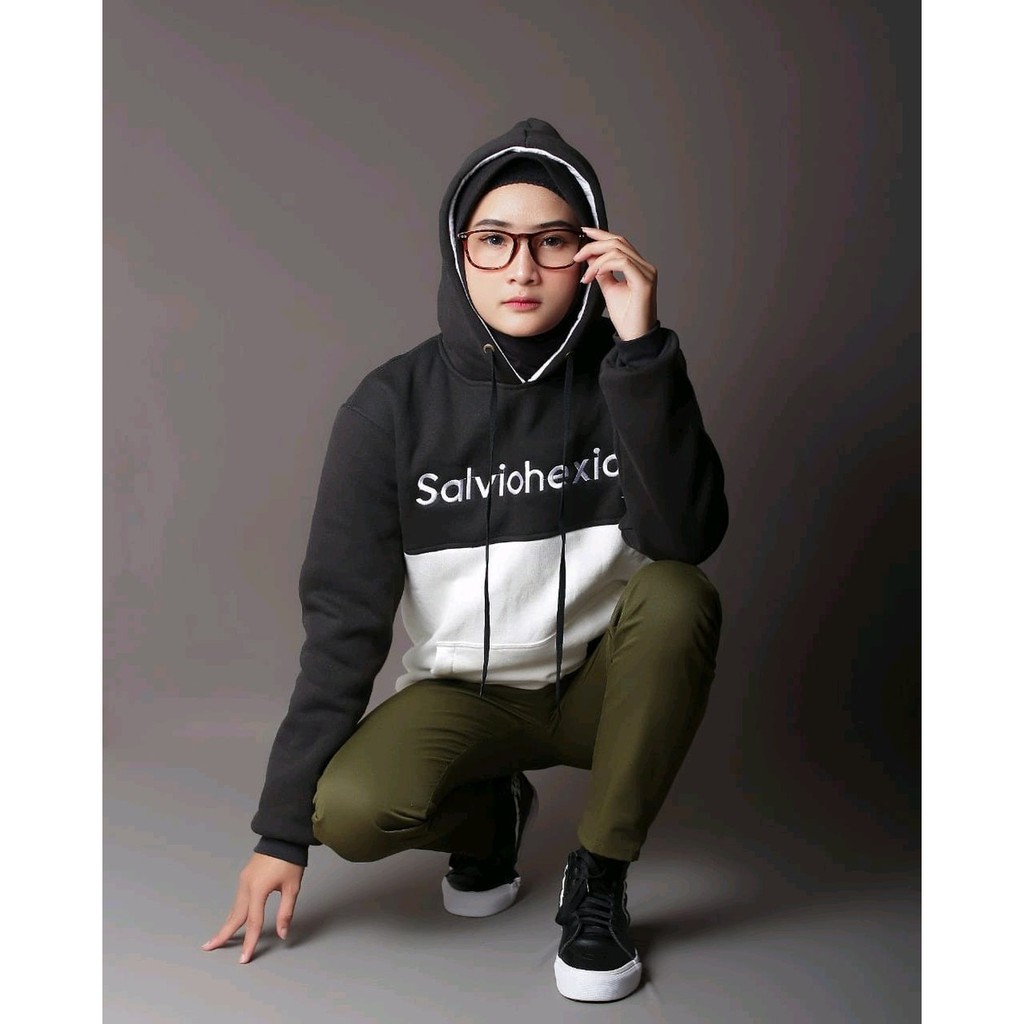 jaket sweater pria & wanita Catton dalam Wall original - jaket bulu hitam - jaket import terakhir