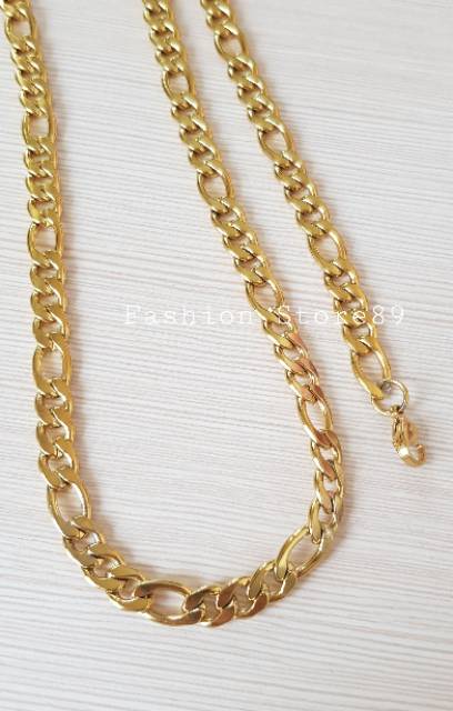 Kalung rantai gold white  fashion import titanium antikarat import / kalung titanium import