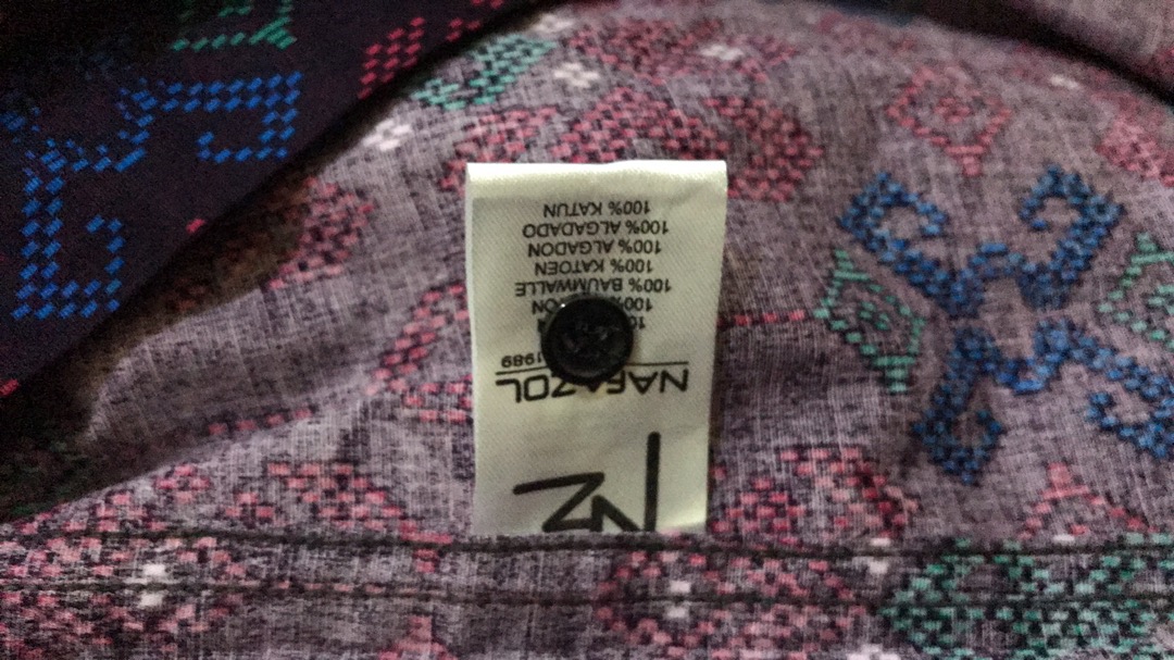 Kemeja Batik Pria Lengan Panjang Ungu Long Batik Purple Songket Murah Distro 6803