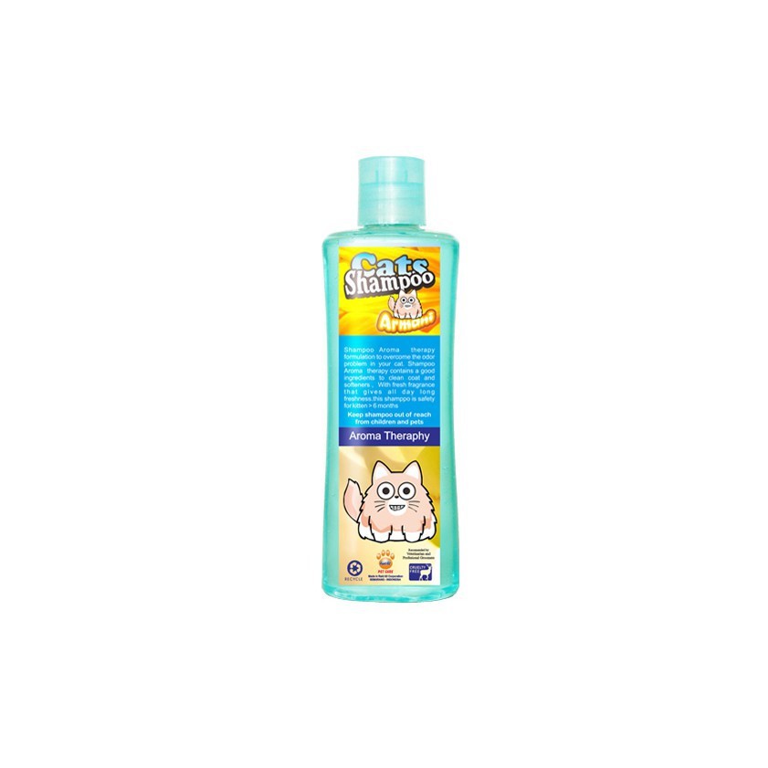 shampo kucing anti kutu dan aroma therapy armani 250 ml
