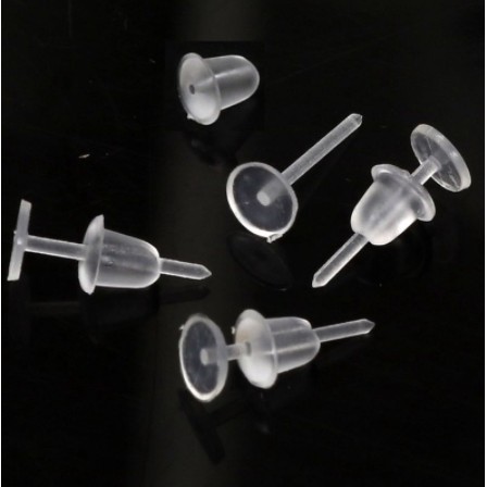 Anting Tusuk Karet / Pantat Anting Karet (DIJUAL TERPISAH)