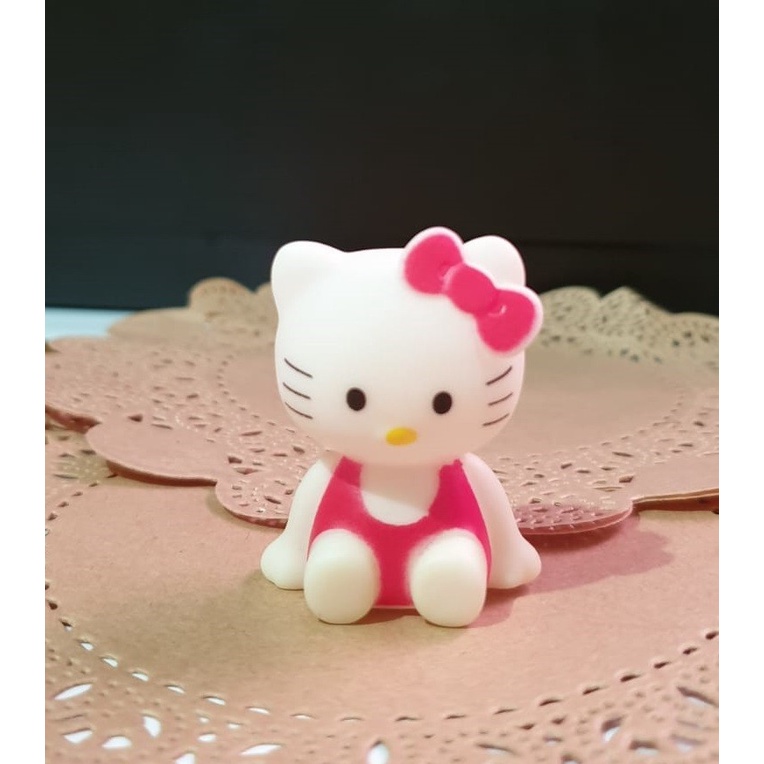 3D Hello Kitty Cake Topper - Toper Kue Karakter Hello Kitty 3D