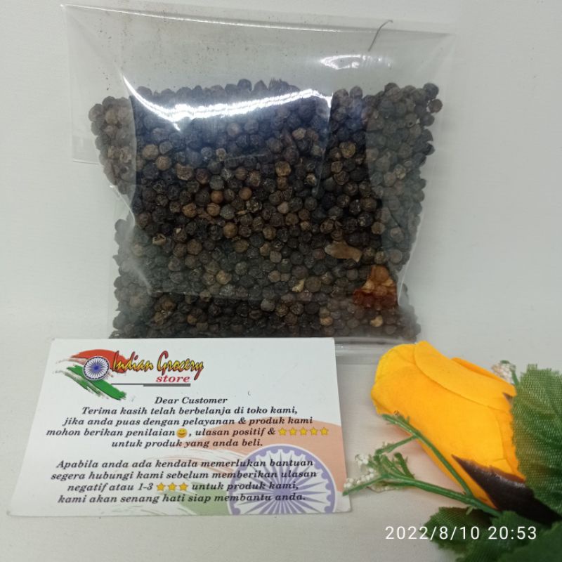 

Black Pepper Seed/Lada Hitam 100gr