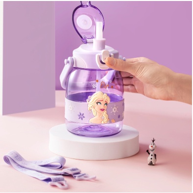 DISNEY WATERBOTTLE GENDUT WITH STRAW/BOTOL AIR DENGAN SEDOTAN WD778A