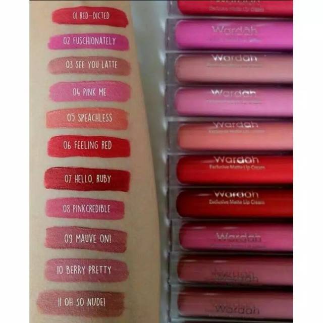 Wardah Exclusive Matte Lip Cream (100% Original)