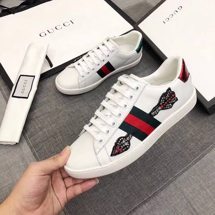 gucci ace arrow sneakers