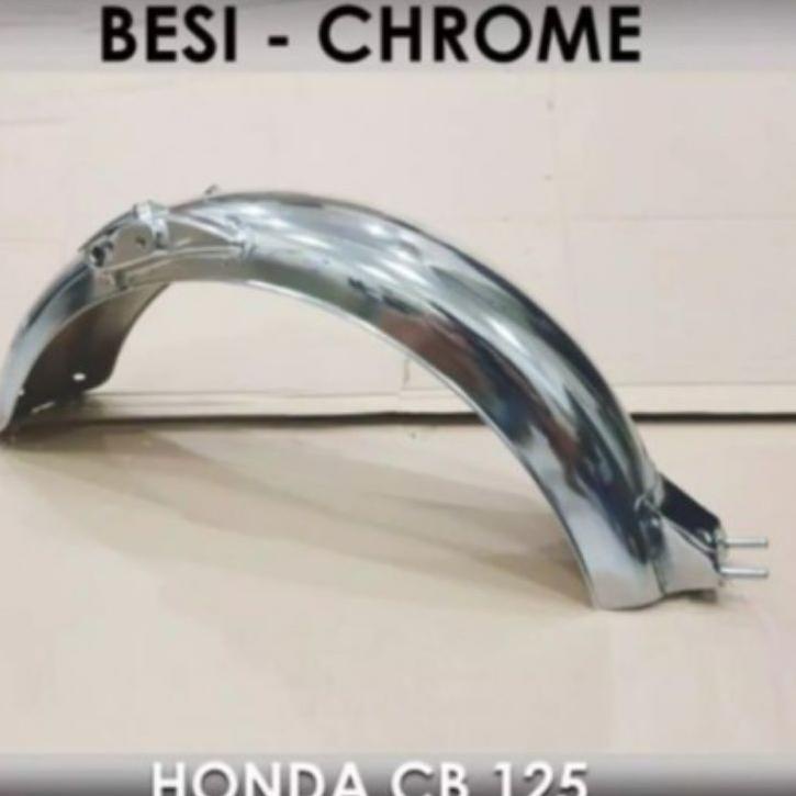 (ATC) Slebor Spakbor Belakang besi Crom honda CB100 / CB125 full pres