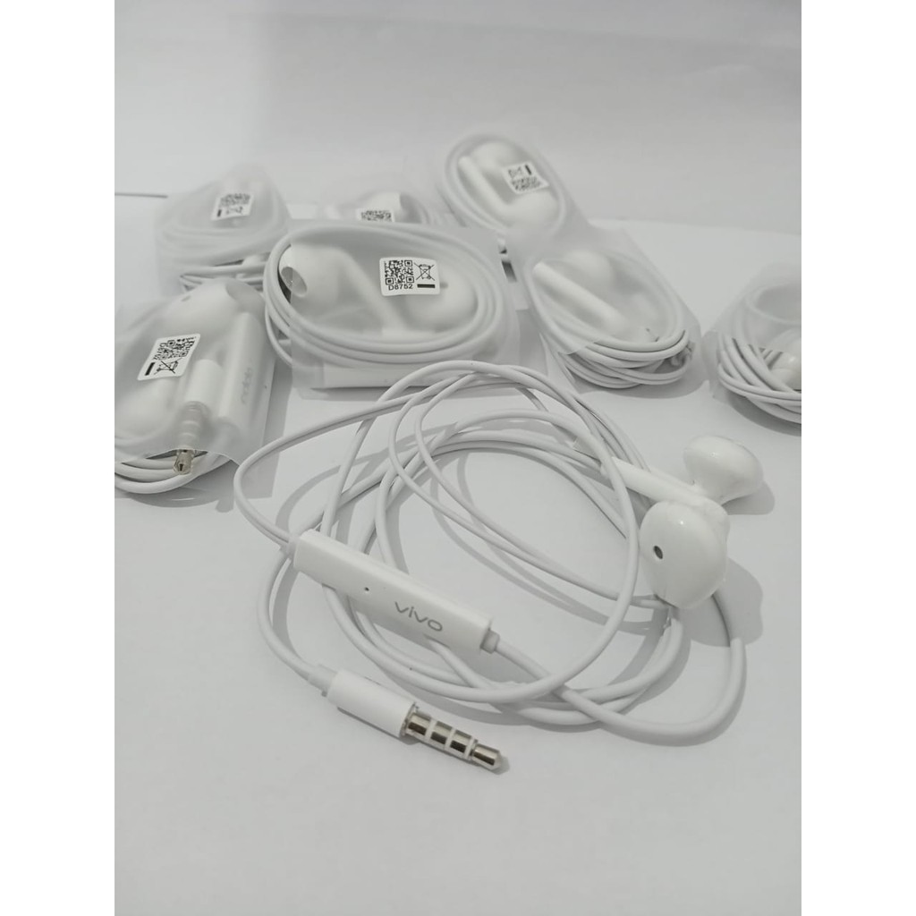 Handsfree Headset Vivo ORI copotan  Vivo ORI Cabutan grad A suara jamin bass y20 y20 V9 Y71 Y83 Y53