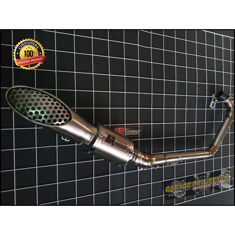 KNALPOT RACING UNDERBELLY GSX R150 ORIGINAL PRODUCK SR EXHAUST RK-1 SERIES