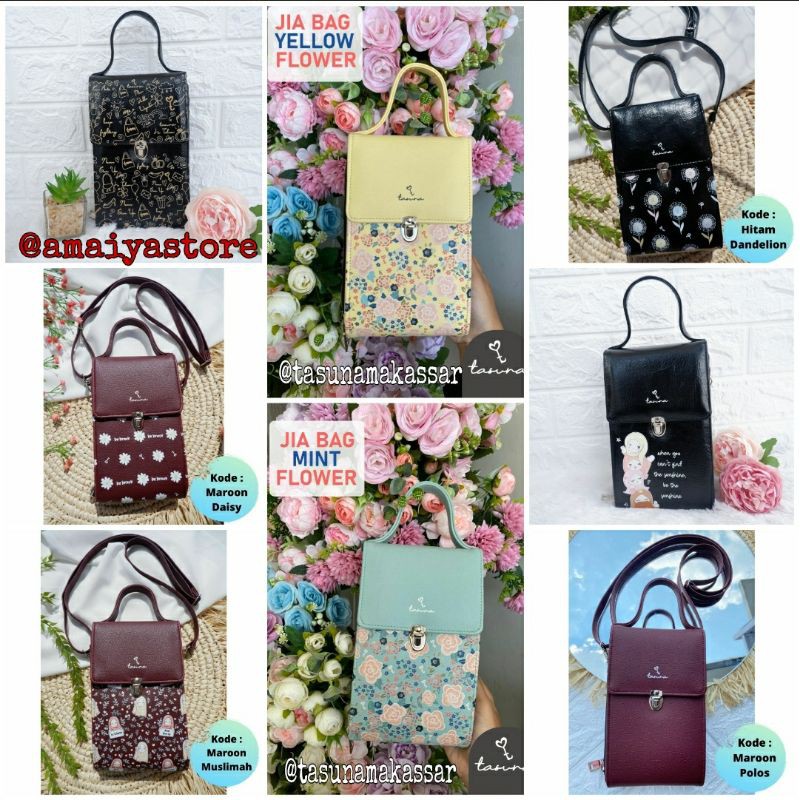 Ready Stok Jia Bag Ori Tas Una / Tas Selempang / Tas Wanita Jia Bag / Tas Muslimah Jia Bag