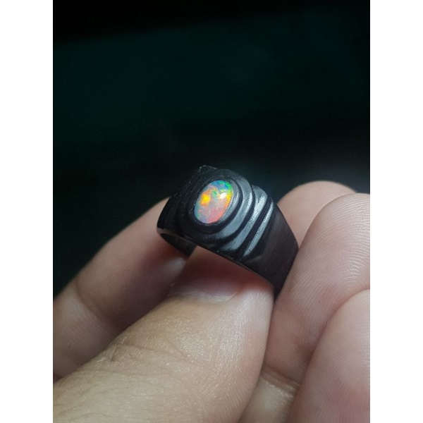 Batu Kalimaya Banten Susu Ikat Tanduk Kerbau Asli Maja Kode KS31