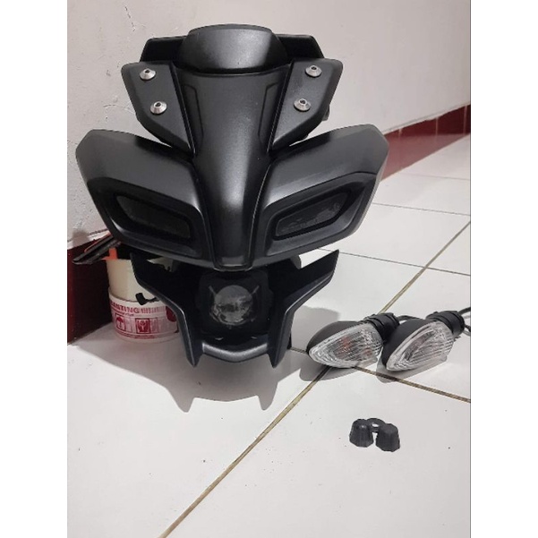 Headlamp mt15 original set komplit