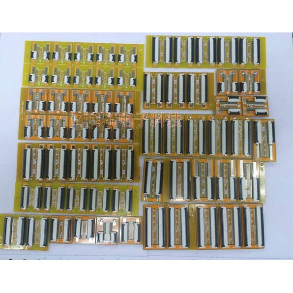 0.50mm FFC/FPC 34P Connector Adapter Plate Flat Cable Socket Adaptor Connector for PCB Board TFT