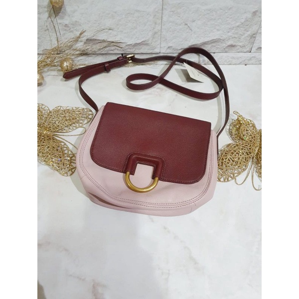 Tas FossilOriginal Stella Crossbody Pink Multi New Original