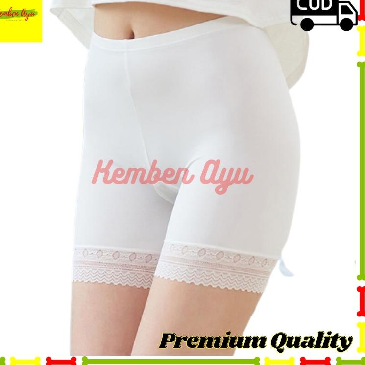Kirim langsung LT093 Celana Sot Short Pants Renda Wanita Dewasa Perempuan Besar Dalam Ukuran Jumbo B