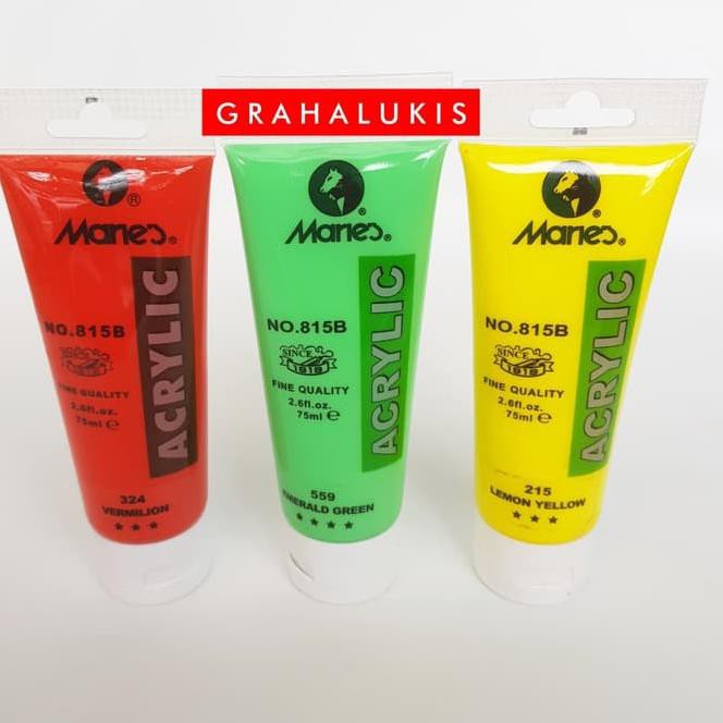 

Maries Acrylic Colour 75ml / Cat Acrylic Maries 75ml (kelompok warna 1) (KODE B9208)