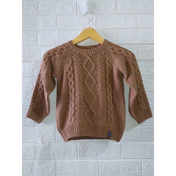 [PRELOVED] Baju Atasan Rajut Kepang Anak
