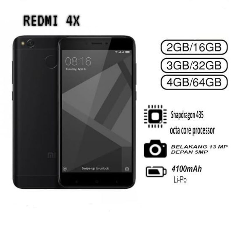 Xiaomi redmi note4x 4/64 & Redmi 4x 3/32-5