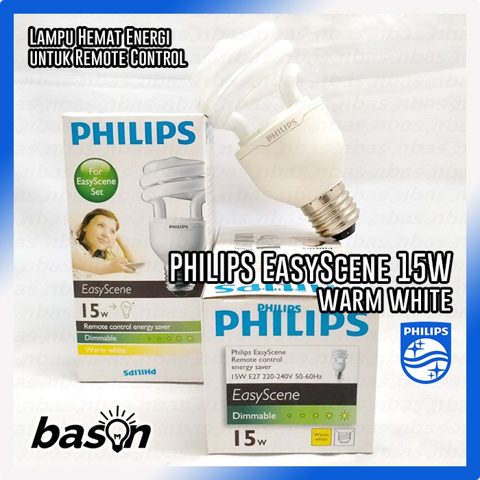 PHILIPS EasyScene 15w | Warm White (KUNING)