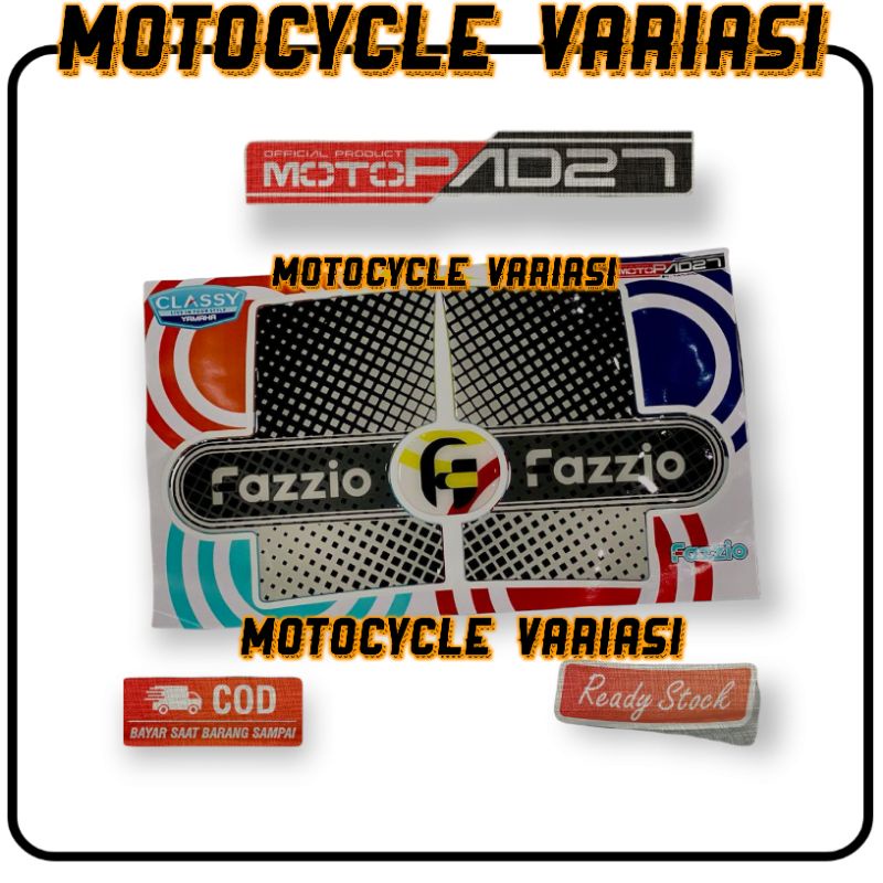 Motopad27 Sticker resin timbul stiker Body samping Yamaha fazzio premium