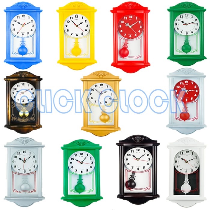 Jam Dinding Bandul Polos Minimalis Esa 465 Hiasan Dinding Wall Clock Bagus