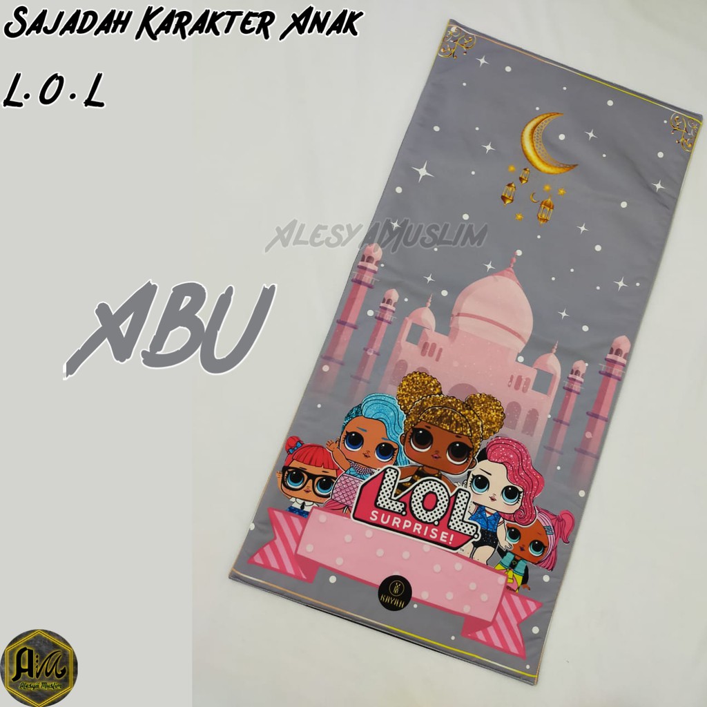 Sajadah Karakter Anak LOL/Harga Grosir/Best Seller/Bisa COD