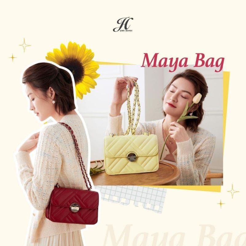 Maya Bag Jims Honey Tas Selempang Tas Jinjing Wanita Jims Honey Murah Lucu 100% Original