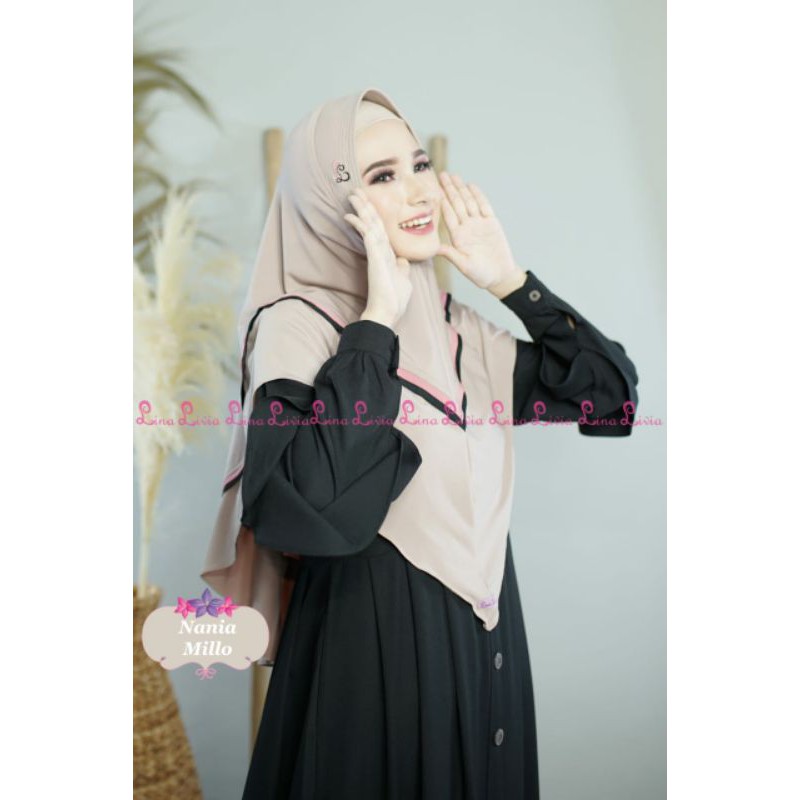 Nania by LinaLivia | Hijab Instan | Jilbab Instan | Jilbab Terlaris  |Jilbab Rebutan-Millo