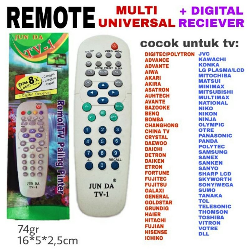 PROMO  Remot Remote TV Multi Universal Multifungsi RM TV 1 - Remot TV