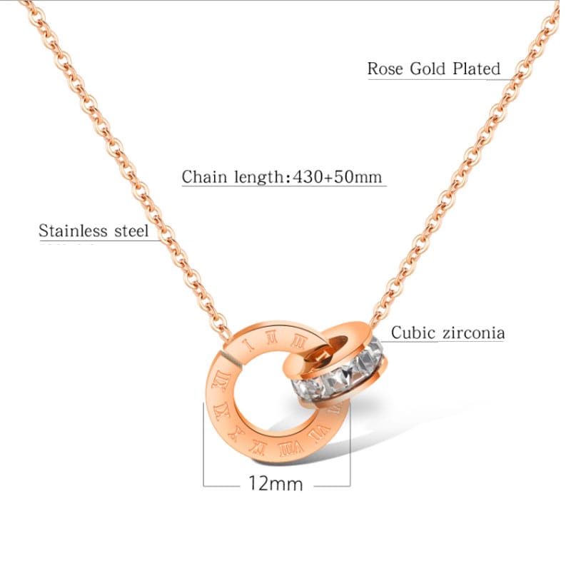 Kalung Titanium Cartierr Premium Trending Anti Karat Dan Luntur