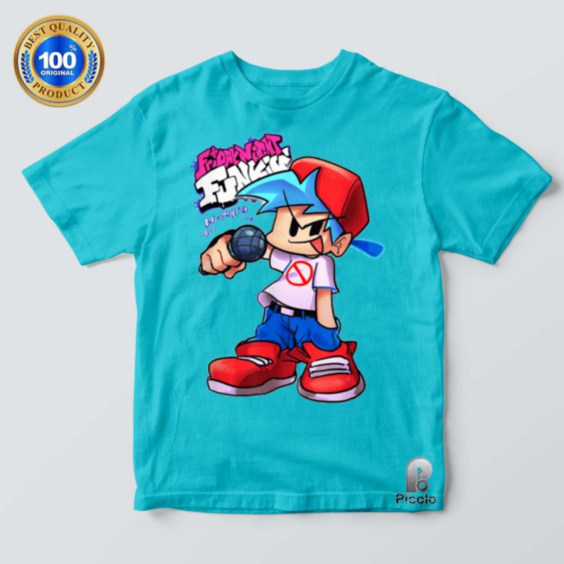 BAJU KAOS ANAK GAMES FNF  BAHAN PREMIUM DISTRO