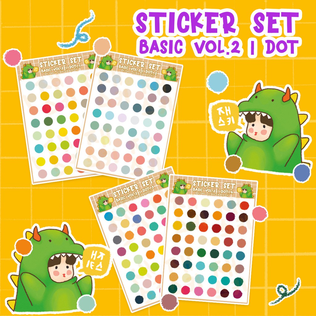

STICKER SET BASIC VOL.2 | DOT