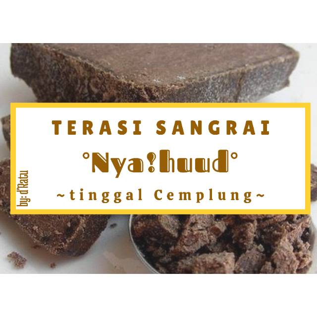 

Terasi sangrai/terasi matang/terasi instan/belacan/acan