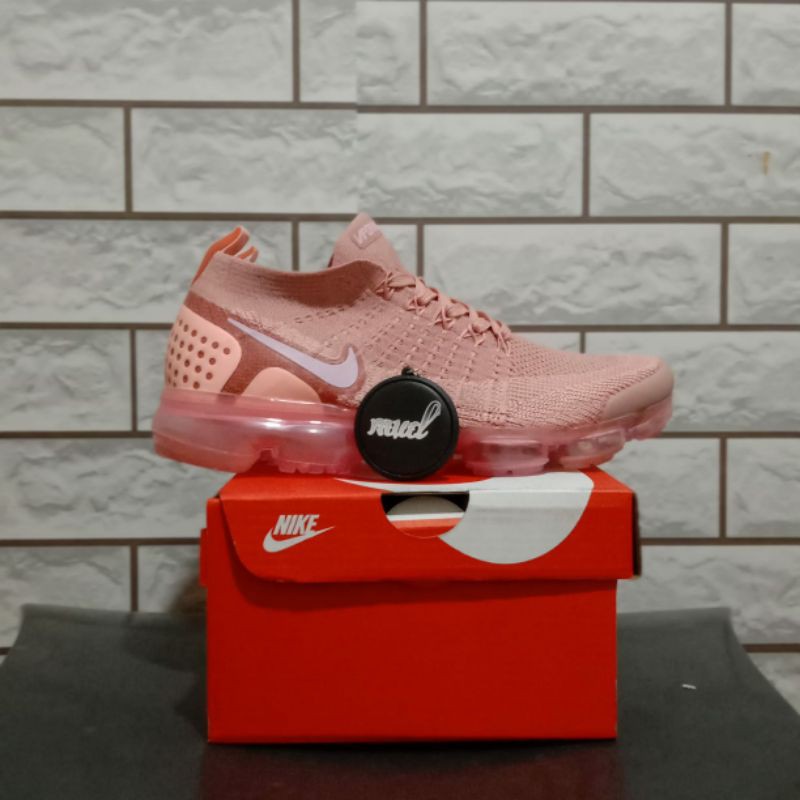 nike air vapormax flyknit 2 rust pink women's shoe