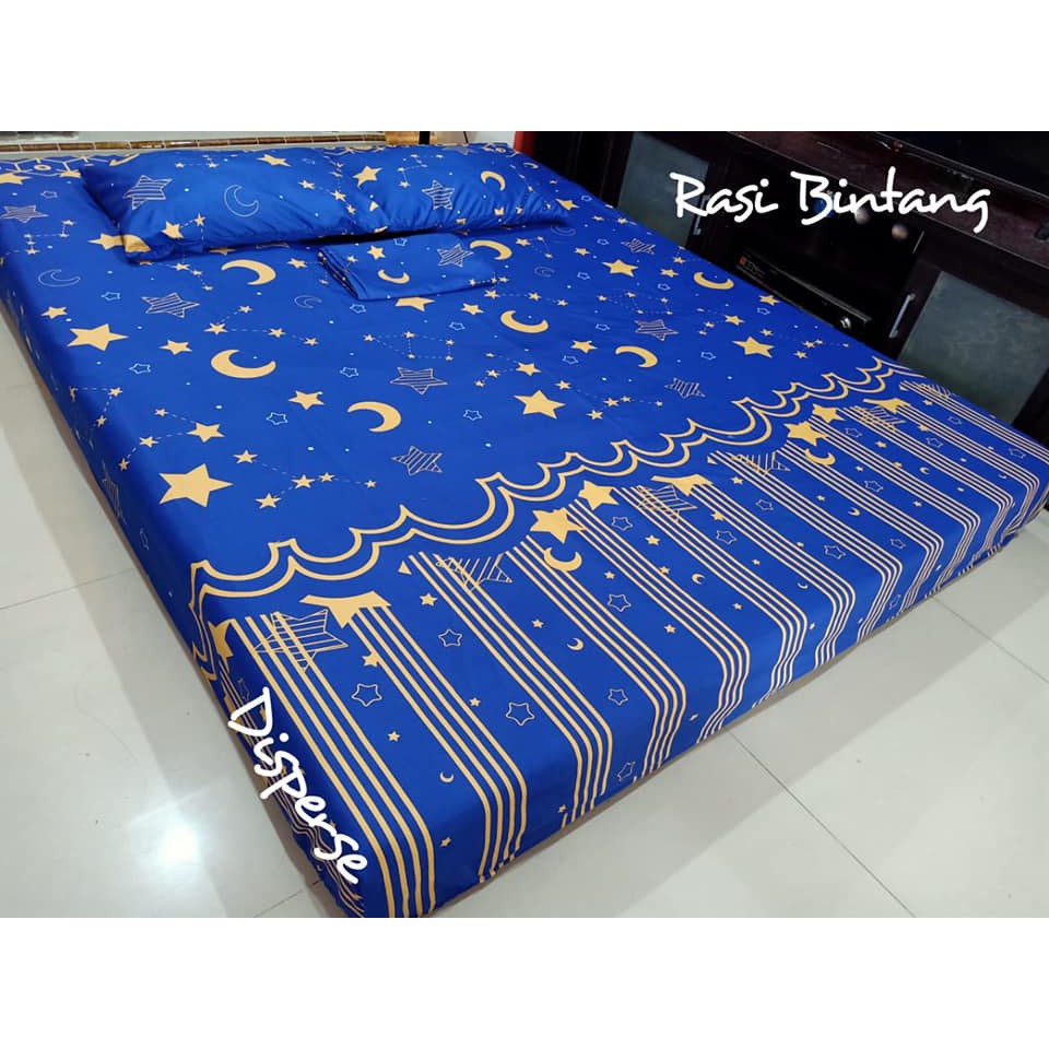 sprei homemade karakter anak dan motif elegant untuk dewasa motif terlari Rasi Bintang