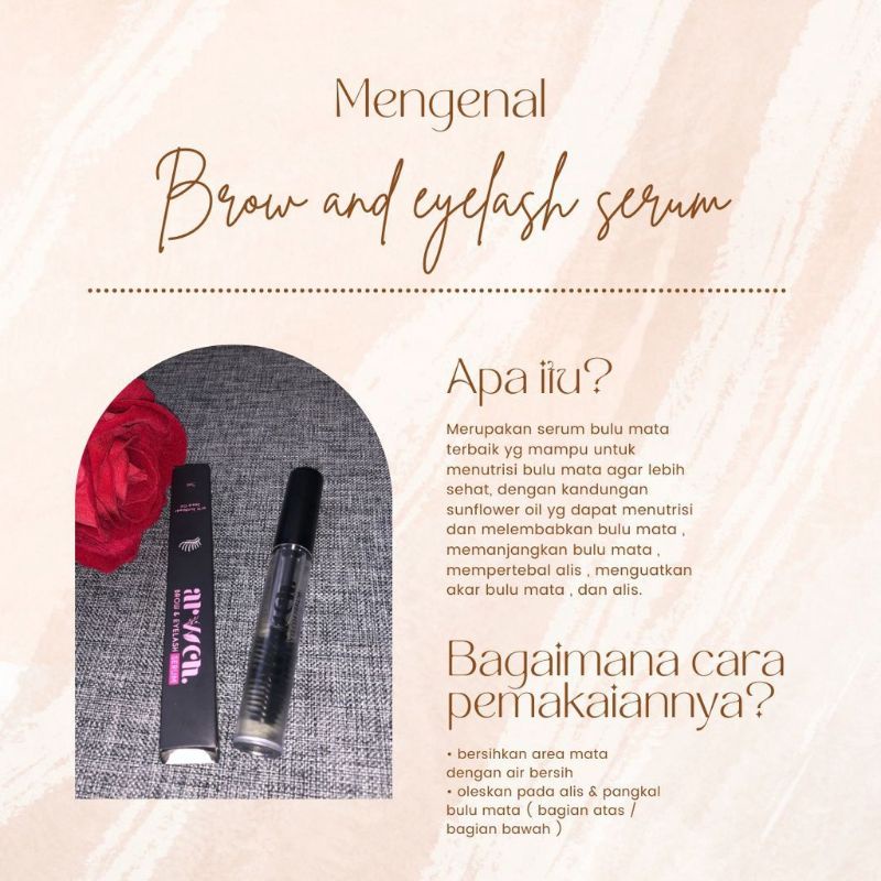 Arvven Brow &amp; Eyelash Serum / Sulam alis 5ml