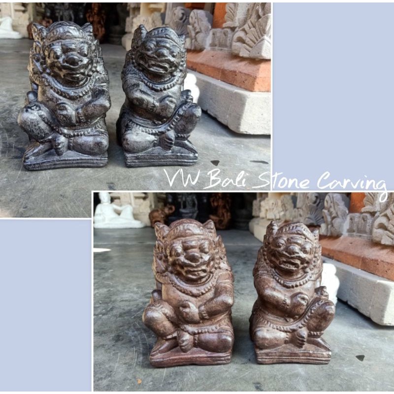 Patung Raksasa, patung penjaga tinggi 15cm, pajangan, aquascape, miniatur bonsai