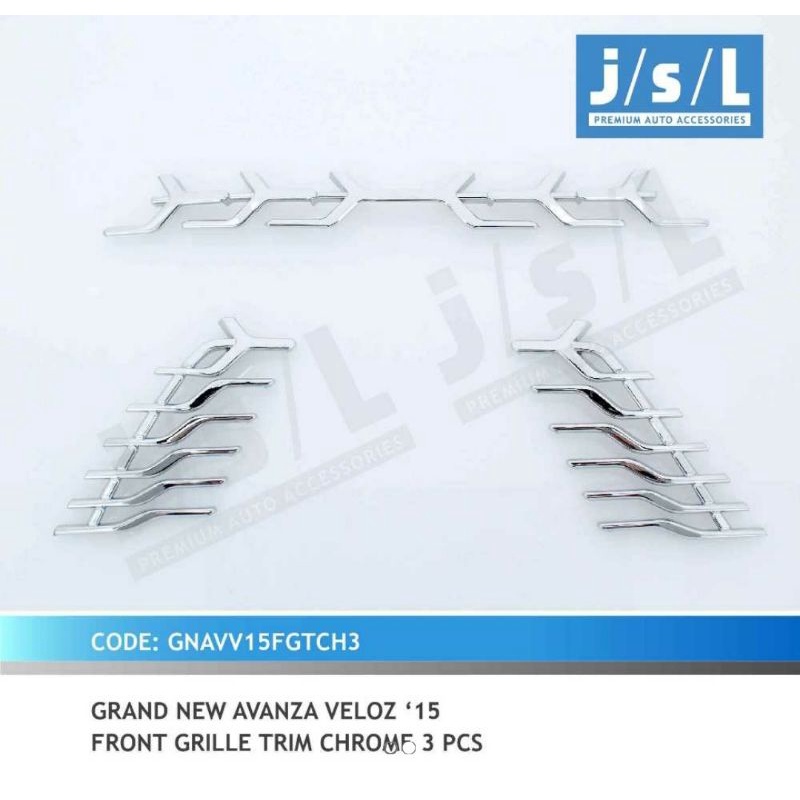 grill depan all new Avanza Xenia Veloz/ front grill radiator trim chrome jsl