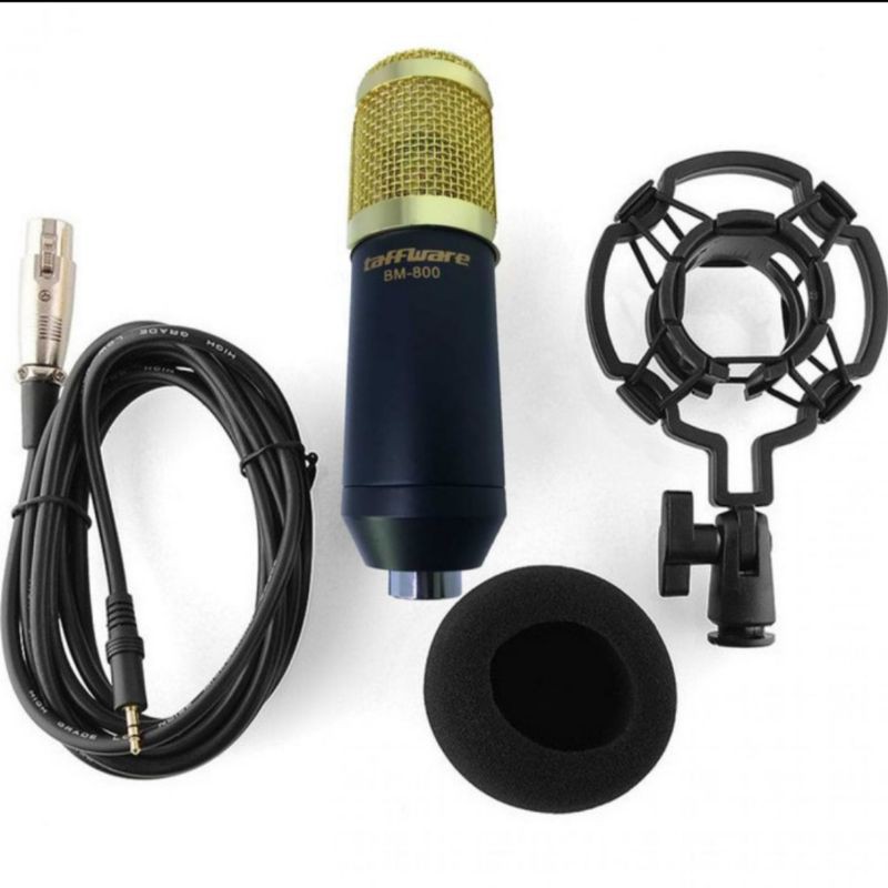 FULL PAKET MIC CONDENSER BM 800 SOUND CARD V8PLUS LIVE RECORDING PODCAST