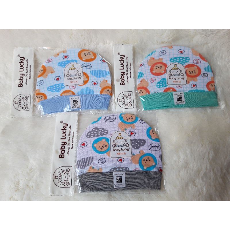 Topi Bayi Baby Lucky SNI