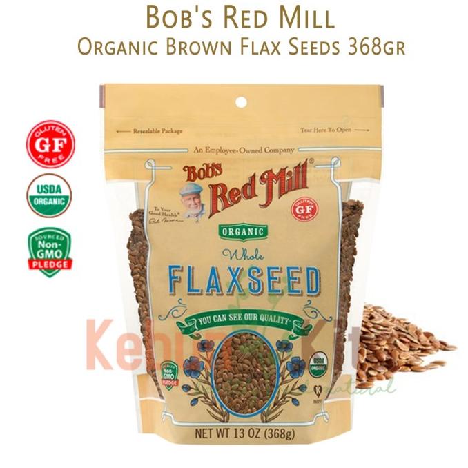 

Bob's Red Mill Organic Brown Flax Seeds 13 oz ( 368gr )