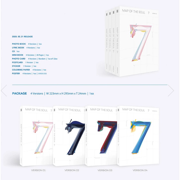 BTS MAP OF THE SOUL: 7 / ALBUM BTS MOTS: 7