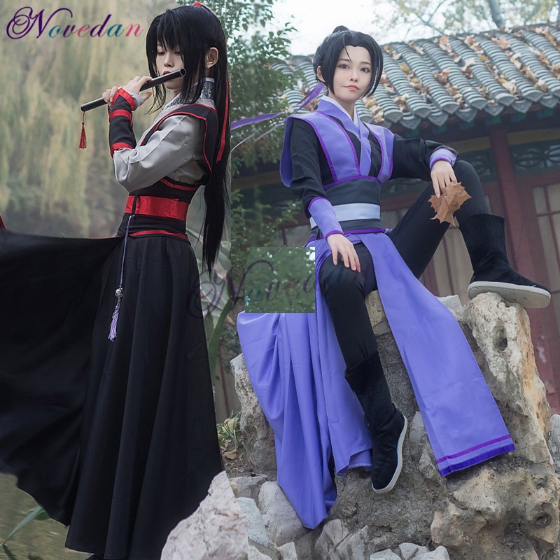 PreOrder Anime Dao Mo To Shi Cosplay Wei Wuxian Jiang Cheng Costume Grandmaster of Demonic Cultivati