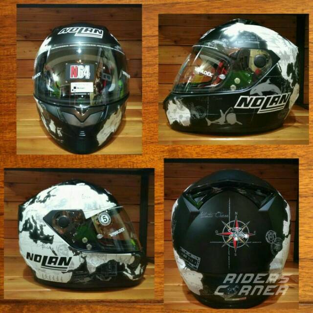 Nolan N64 Carlos Checa Flat Black