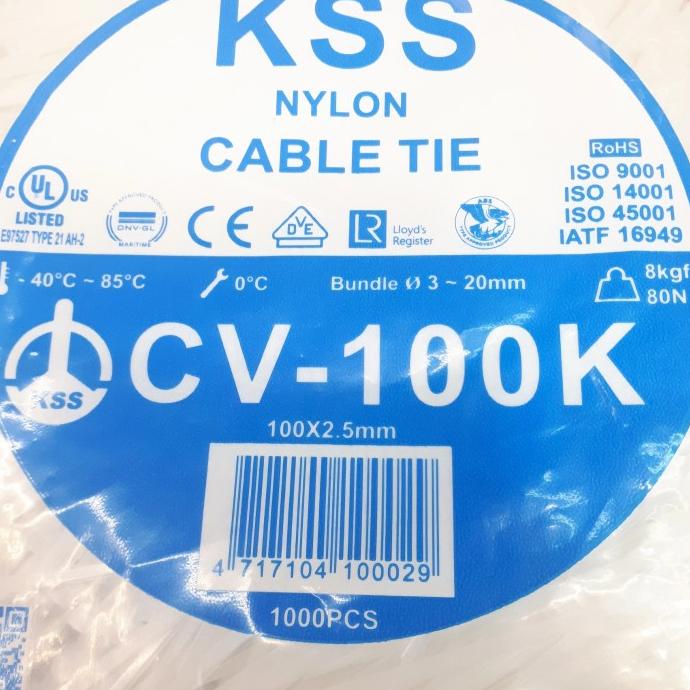 

Cv-100K - Kabel Ties Kss Original Ukuran 100 X 2.5 Mm Terlaris