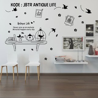 RELIZA WALLSTICKER STIKER DINDING ANTIQUE LIFE DAPUR  